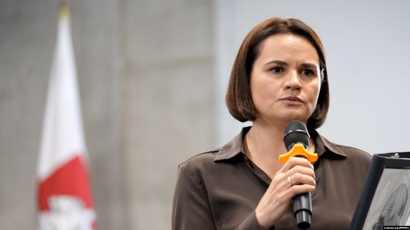 Ціханоўскую ўганаравалі прэміяй за свабоду слова