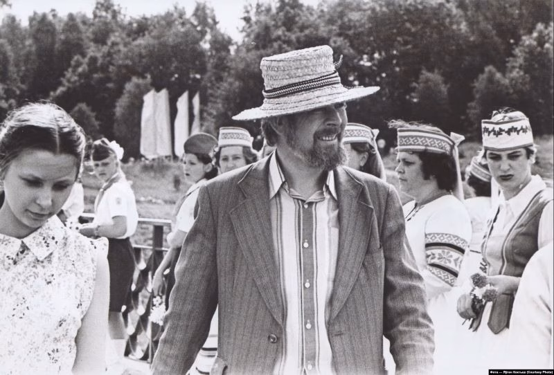 Васіль Шаранговіч з дачкой Натальляй